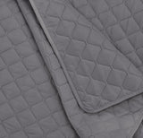 Amazon Basics Couette surdimensionnée avec relief, 170 X 210 cm, motif losanges gris foncé Lits et couvertures Besuche den Amazon Basics-Store