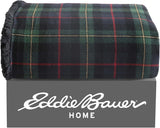 Couverture Eddie Bauer, flanelle de coton, décoration intérieure, réversible, literie Sherpa, carreaux de pin, courtepointes et courtepointes Naty Shop