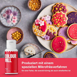 Color Mill Liquid Food Coloring Set - 5 x 20 ml à base d'huile (noir, rose vif, violet, rouge et bleu) - Résistant aux UV - Parfait pour la pâtisserie et comme garniture pour les gâteaux, muffins et décorations de gâteaux