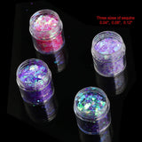 HOWAF 12 boîtes de pinceaux à paillettes pour le visage et le corps, maquillage à paillettes pour les yeux, les lèvres, les cheveux, décoration du corps, Halloween, Noël, festival, mascarade, accessoires de maquillage