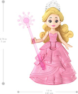 Mattel Universal Pictures Evil Glinda Bulle flottante, mini poupée et véhicule inspiré du film familier Glinda, JFM25, [Multicolore]