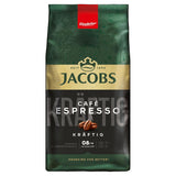 Jacobs Café Crema Gold Café en grains 1 kg – Vollmundig, Aromatisch, Notes fruitées, Arabica et Robusta, Intensité 5/10, Idéal pour Café Crema Naty Shop Espresso 1 kg