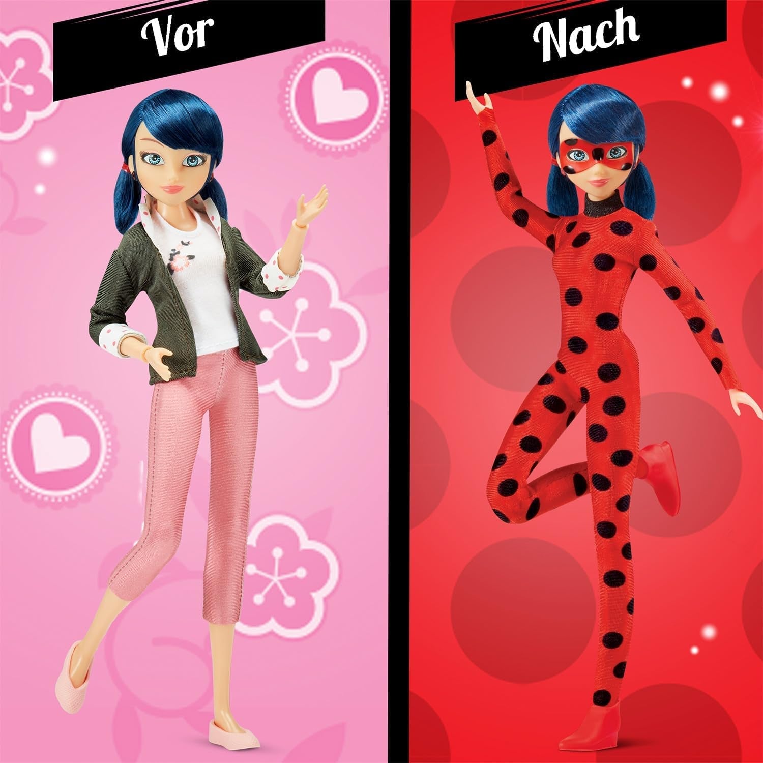 Bandai - Miraculous Ladybug - Poupée à habiller 26 cm avec deux tenues - Ladybug - P50355 Poupées Naty Shop