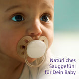 Sucettes Philips AVENT Ultra Soft - paquet de 4 sucettes extra douces sans BPA pour bébés âgés de 0 à 6 mois, comprenant étui de transport et stérilisation (Modèle SCF091/35)