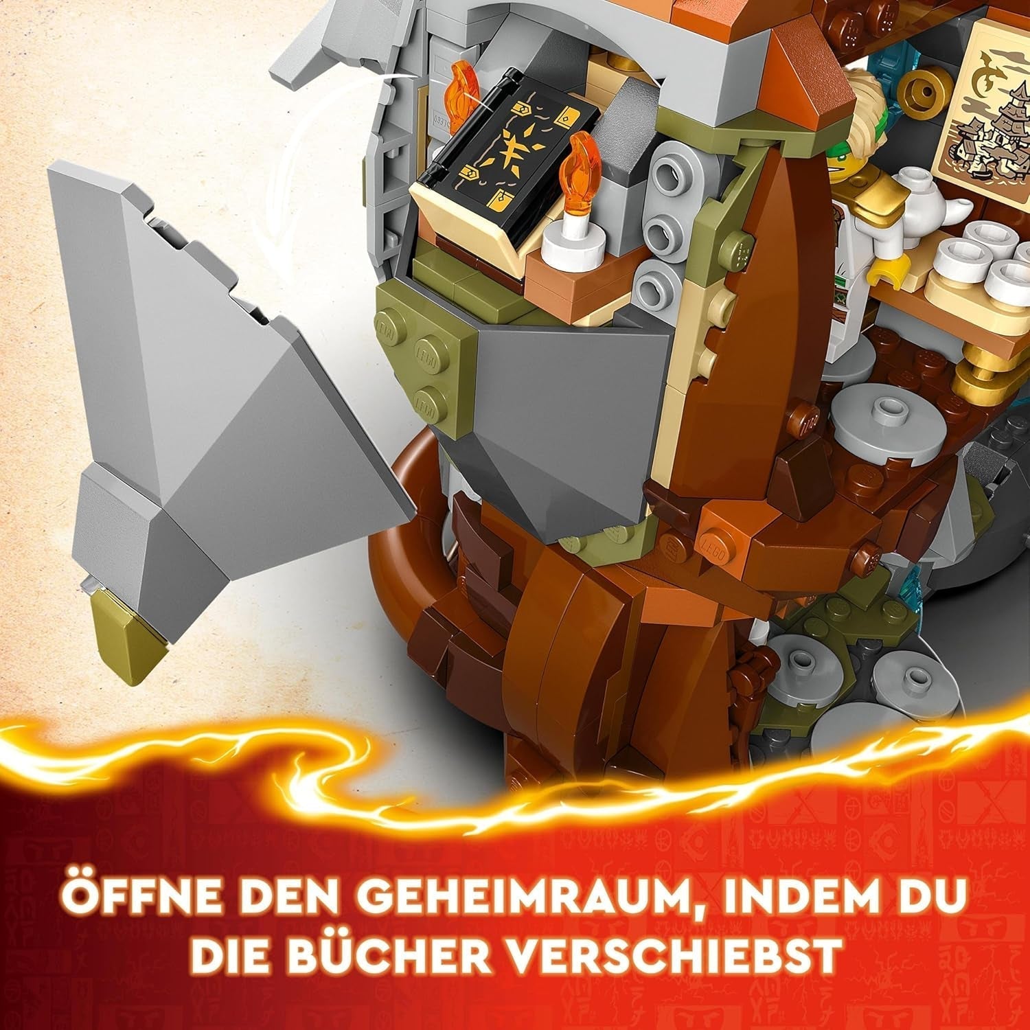 LEGO NINJAGO Dragon Stone Temple Dragon Jouet avec 6 figurines Ninja, grand ensemble à construire, jouer et exposer, cadeau d'anniversaire pour garçons et filles à partir de 13 ans 71819 Jeux de construction Besuche den LEGO-Store