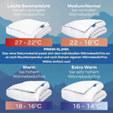 Böhmerwald Couette exclusive, camel, blanc, 135 X 200 Cm Couettes et quilts Naty Shop