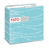 Fato - Serviettes en papier sec, airlaid, effet textile, paquet de 50 serviettes, 40X40 pliées en format 4, Tropicana Decor