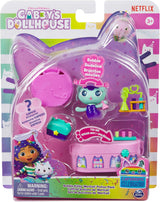 DREAMWORKS GABBY DOLLS HOUSE - Pack de meubles Meerkätzchen Bobble Kitty, figurine de chat avec meubles et accessoires de maison de poupée, à partir de 3 ans