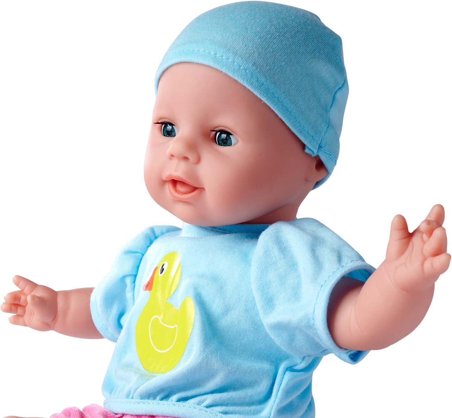 Simba 105010964 - Poupée douce Laura Hungry avec tétine, cuillère magique, biberon et assiette qui disparaissent, 38 cm, poupée pour enfants à partir de 2 ans