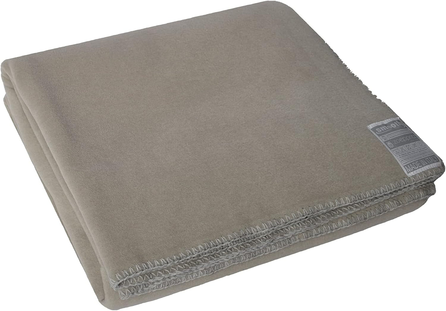 Zoeppritz Since 1828 Couverture polaire Smoothy - Couverture polaire moelleuse et confortable - Vegan - 140X190Cm - 010 Off-White, 010 Offwhite Zoeppritz Beds and Covers Since 1828 090 Argile 140X190Cm
