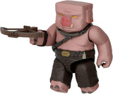 Mattel Minecraft Action Figure Set, Ghast avec attaque de feu, lumières, bruit, démarreur et projectile, Piglin Warrior, inspiré du film, JFB69 Figurines Naty Shop