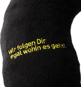 Oreiller cervical Borussia Dortmund unisexe Bvb Nakkepude, noir/jaune, 34 x 31 5 cm EU Naty Shop Oreillers de voyage