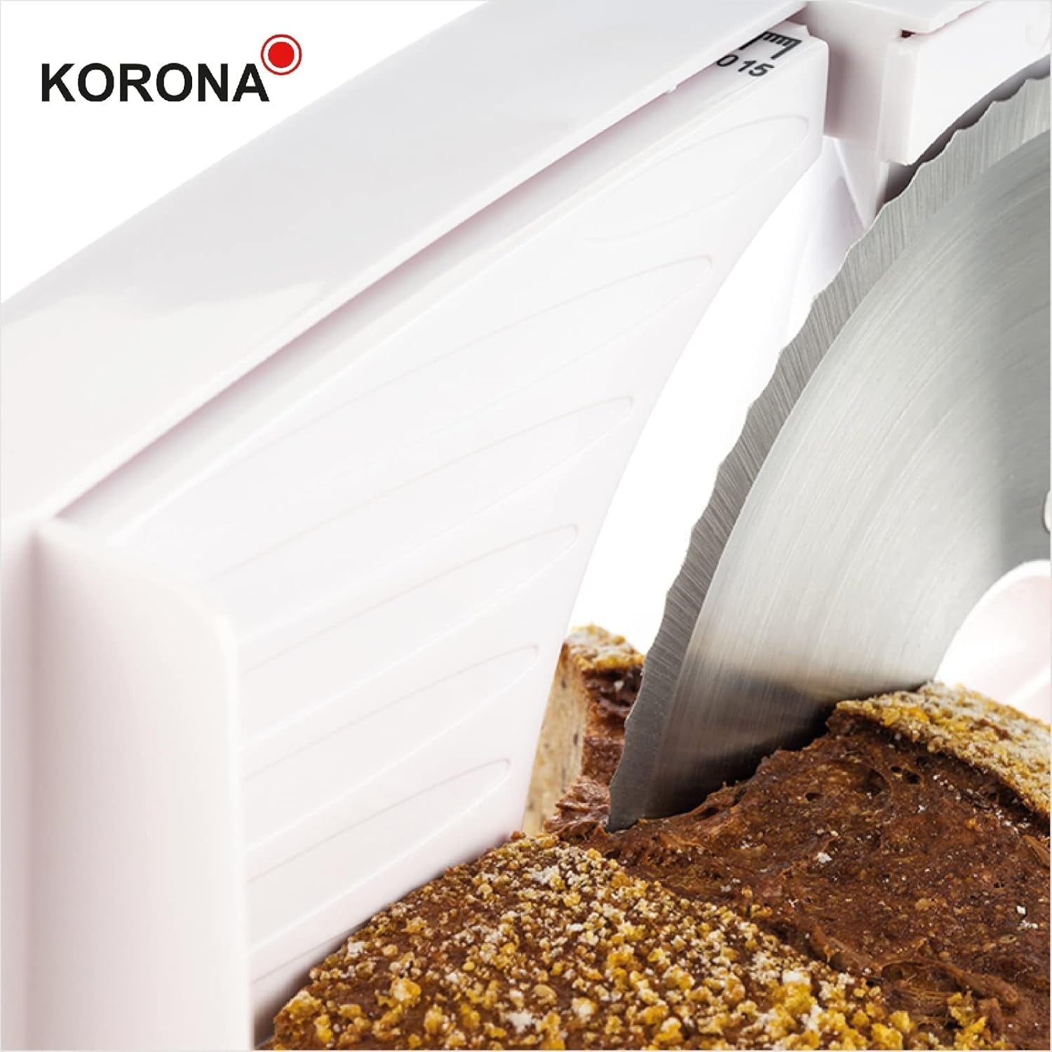 Korona 25500 Trancheuse multifonction, largeur de coupe réglable, lame inox Râpes et trancheuses Naty Shop