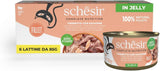 Thon Saumon en Gelée, Aliment Humide Complet pour Chats, en Conserve, avec Vitamines Ajoutées, 100% Naturel, 6 x 85 g