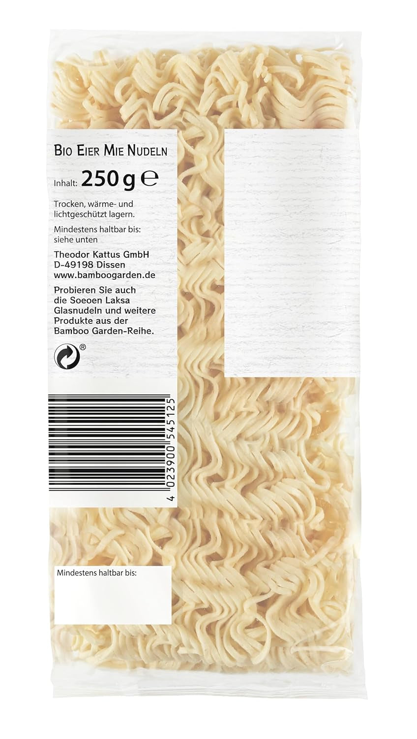Nouilles Mie biologiques Bamboo Garden, 250 g