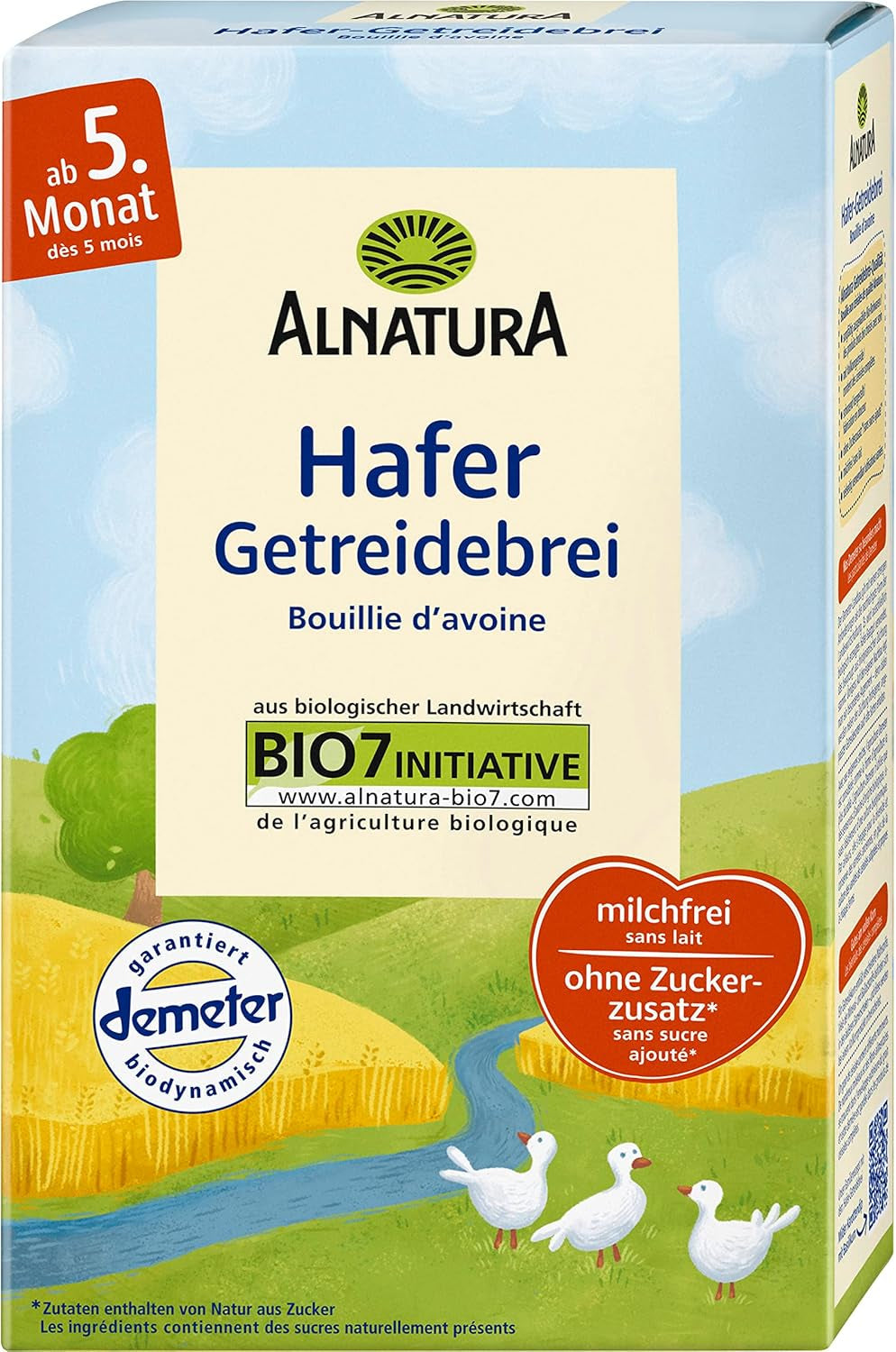 Gruau bio après 4 mois, 250 g