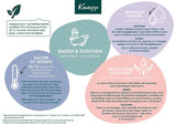 Kneipp Aroma, gel douche aromatique aux extraits naturels de myrtille, de mauve et d'huile naturelle nourrissante, 200 ml Douche et bain Naty Shop