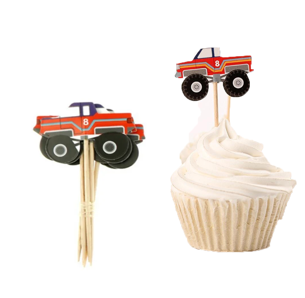 Set de décoration pour cupcakes Van, 12 pièces Naty Shop