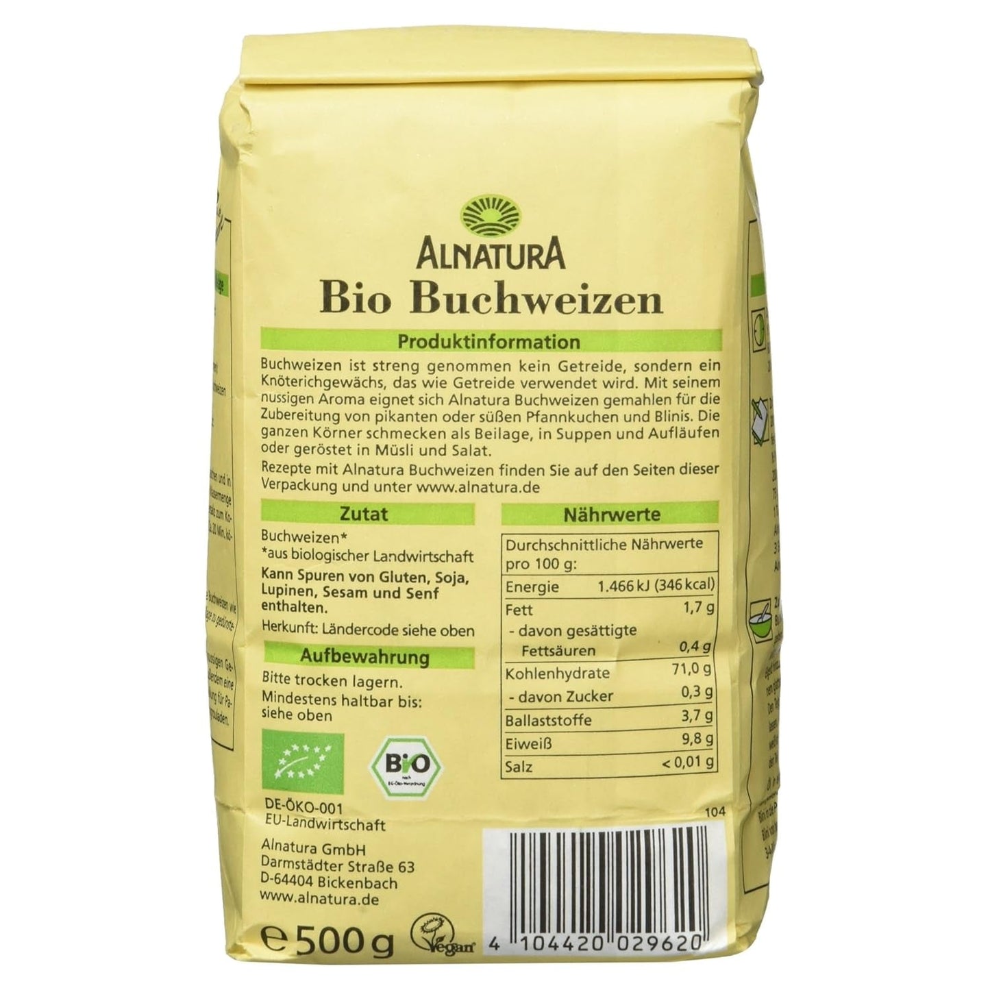 Sarrasin bio, 500g