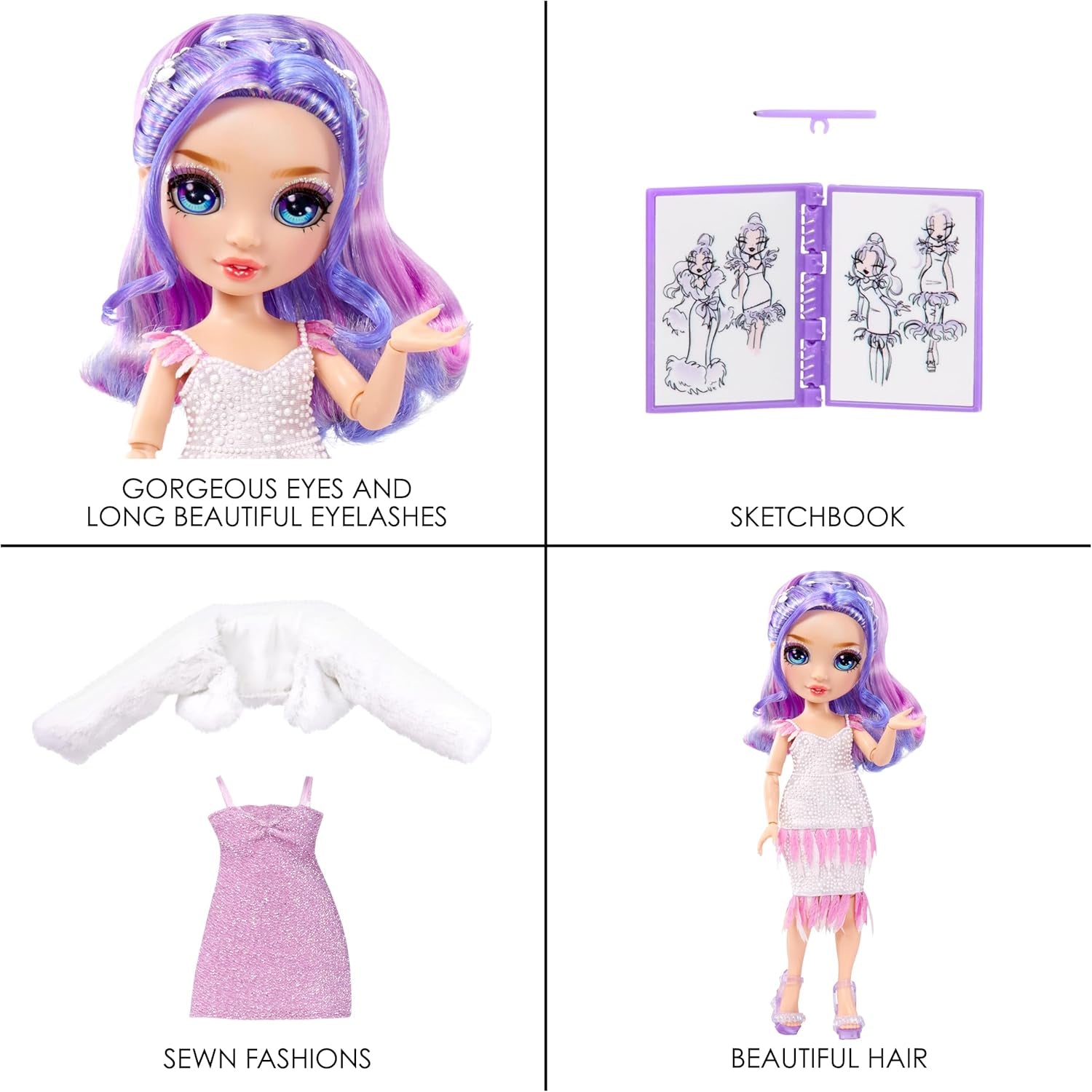 Rainbow High Fantastique Mode Violet