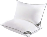 Oreiller Bedstory, 50 x 70 cm, 2 pièces, résistant aux morsures, respirant la transpiration, hypoallergénique, garnissage : 100 % fibre de polyester, confort ultra confortable et doux et excellent maintien Naty Shop Oreillers standard Titre par défaut
