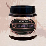VEGAIROA - No Yellow Plex Mask - Masque neutralisant pour tons jaunes et oranges - Soin hydratant - Pigment violet - Produit capillaire professionnel vegan - Masque capillaire Naty Shop 275 g