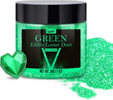 Paillettes comestibles – 4 couleurs de poudre de paillettes comestibles, poudre de paillettes pour boissons, aliments, gâteaux – poudre colorante alimentaire métallique comestible pour la pâtisserie, cocktails – 5 g/bouteille