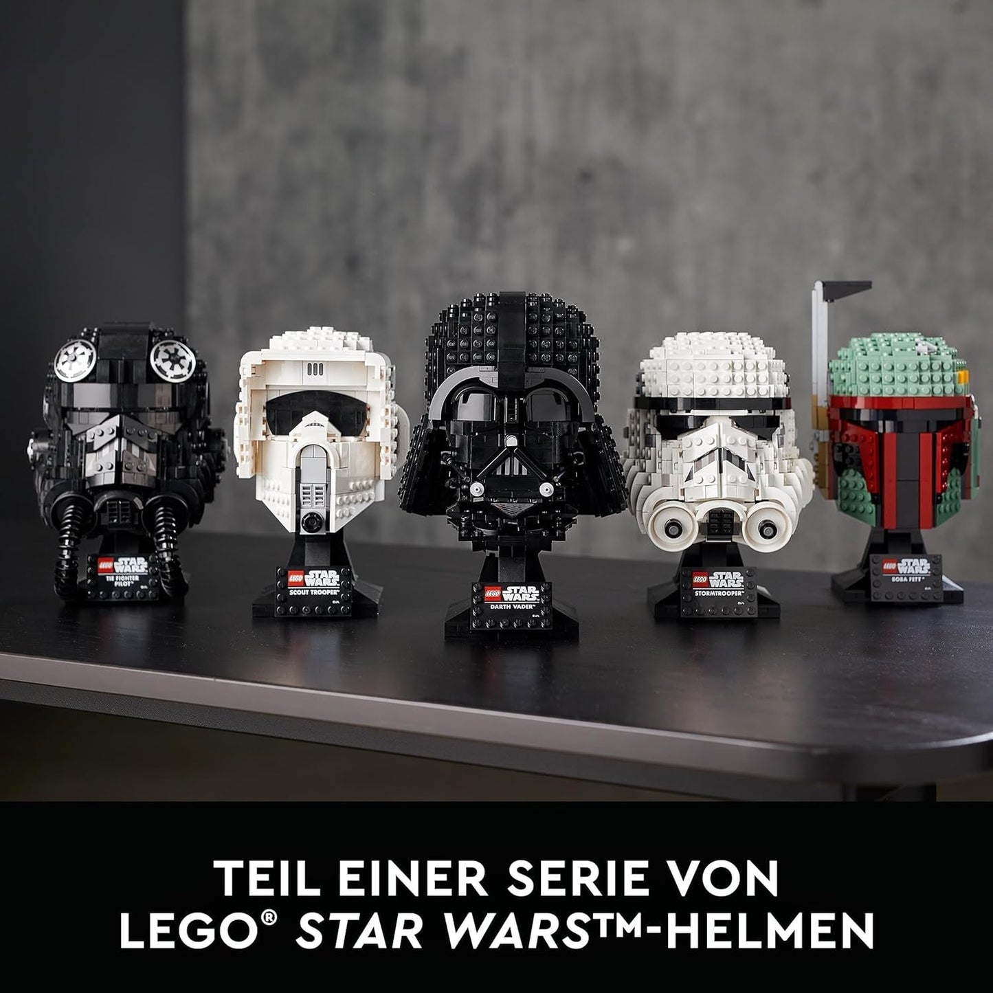 LEGO Star Wars Kit de construction de casque de Dark Vador pour adultes, idée cadeau pour homme, femme, lui ou elle, modèle de collection à construire et à exposer 75304 Jeux de construction Besuche den LEGO-Store