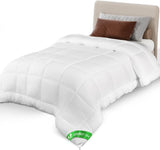 VOUNOT Couette 155X200Cm, Couette Hiver 4 Saisons Lot de 2 500GSM, composé de 2 couettes nouées ensemble Couette Adaptable été comme hiver, Norme Oeko-Tex Couettes et couettes Naty Shop Couverture d'été légère 155X200Cm