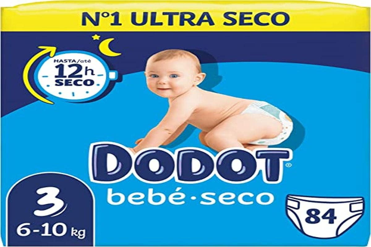 Couches Bebé-Seco, taille 3, 6 kg - 10 kg, 84 couches, séchage jusqu'à 12 heures