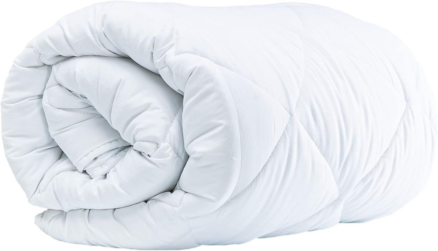 Couverture d'été Komfortec 135X200 Cm, 170Gsm, Couverture fine et légère pour l'été, couverture anti-allergique, blanc Couvertures et couettes Naty Shop 240 X 220 Cm Couverture d'hiver