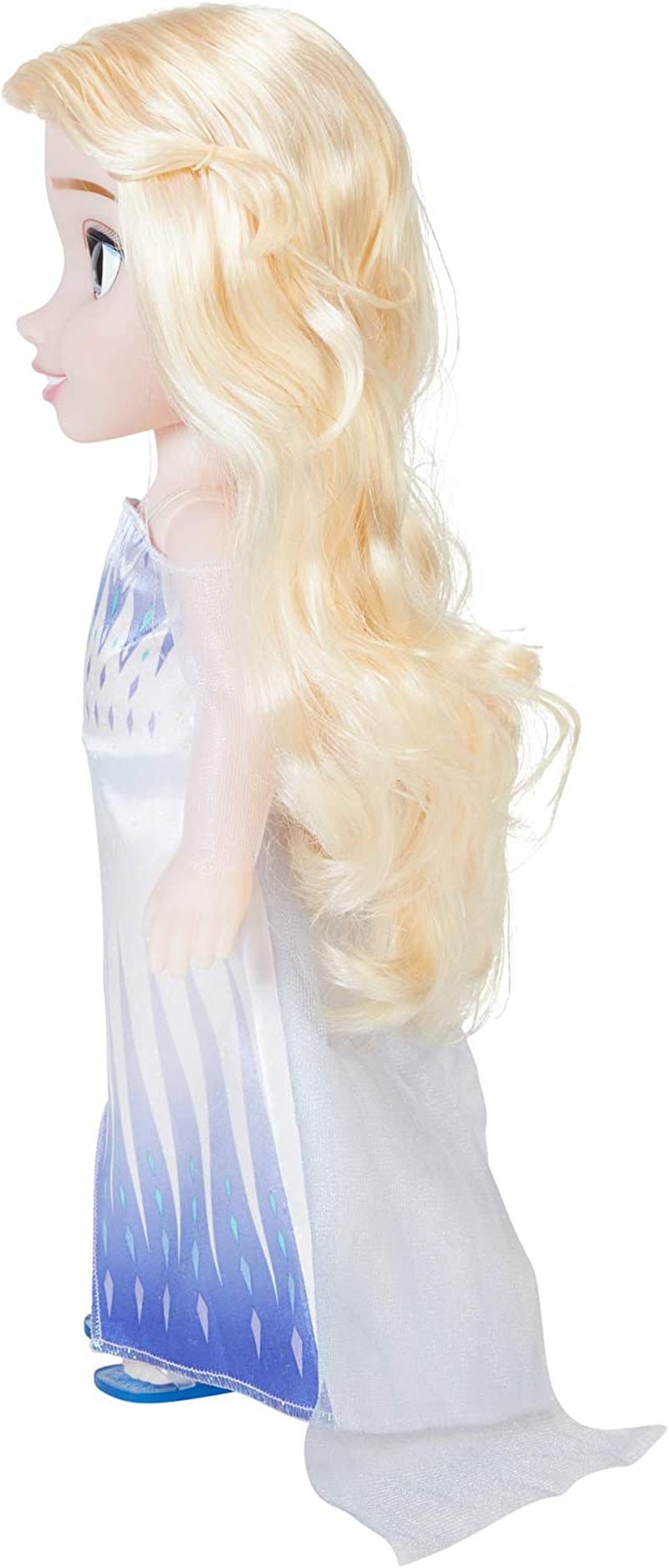 Poupée Disney La Reine des Neiges 2 ELSA La Reine des Neiges - Poupée mobile de 35 cm de haut, vêtue d'une robe tendance emblématique et de longs cheveux flottants pour un plaisir de jeu supplémentaire, pour les filles de 3 ans et plus, 214894 Naty Shop Dolls