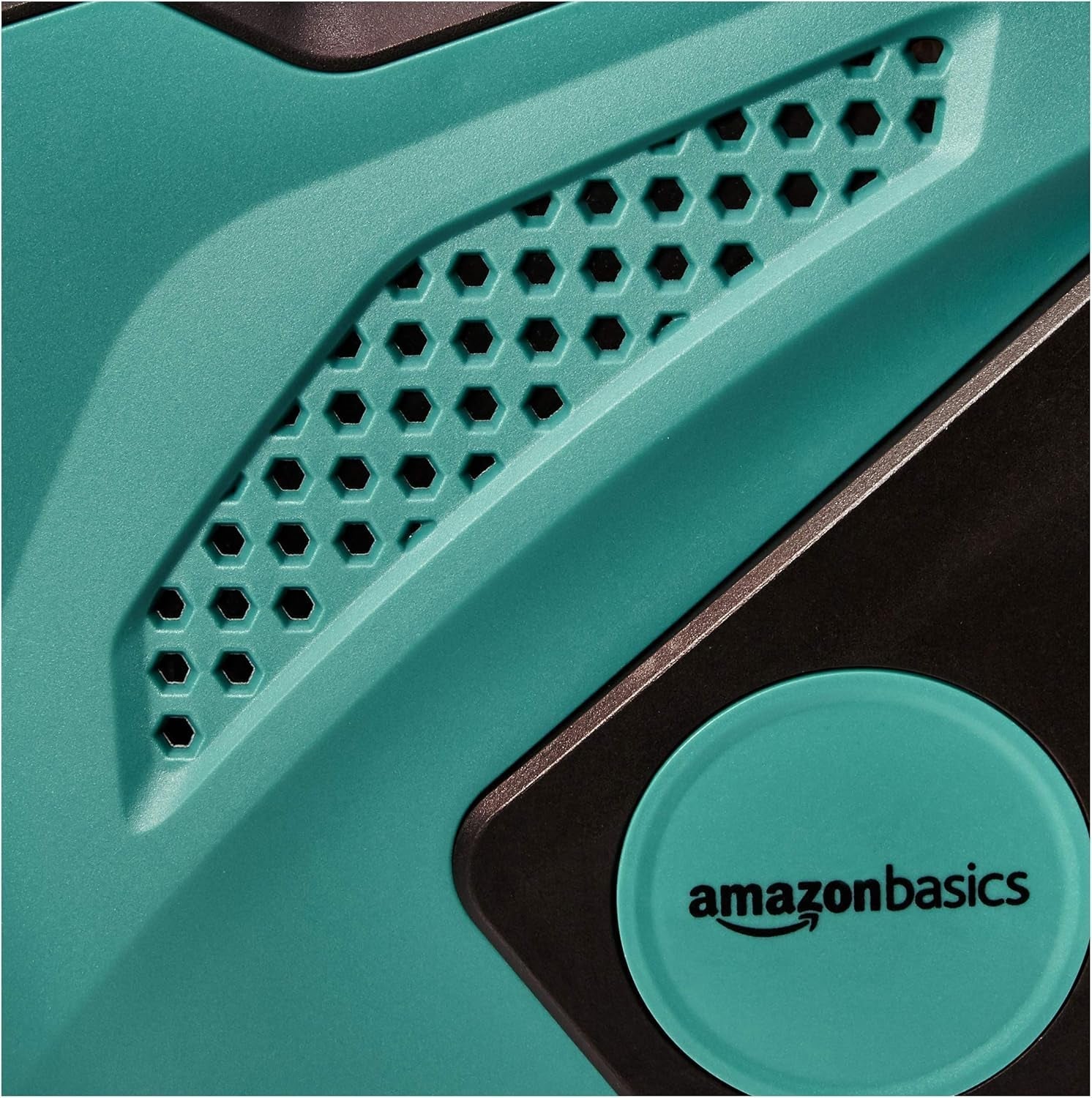 Amazon Basics Enrouleur de tuyau mural avec tuyau, enroulement automatique, 15 m, vert marine, noir