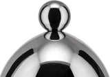 Théière avec cuillère Alessi 90024, en acier inoxydable 18/10, poli très brillant