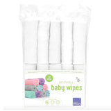 Bambino Mio Lingettes réutilisables pour bébé – Basique – Respectueuses de l'environnement, sans produits chimiques, double face, lavables, paquet de 10, nuage – L'emballage peut varier