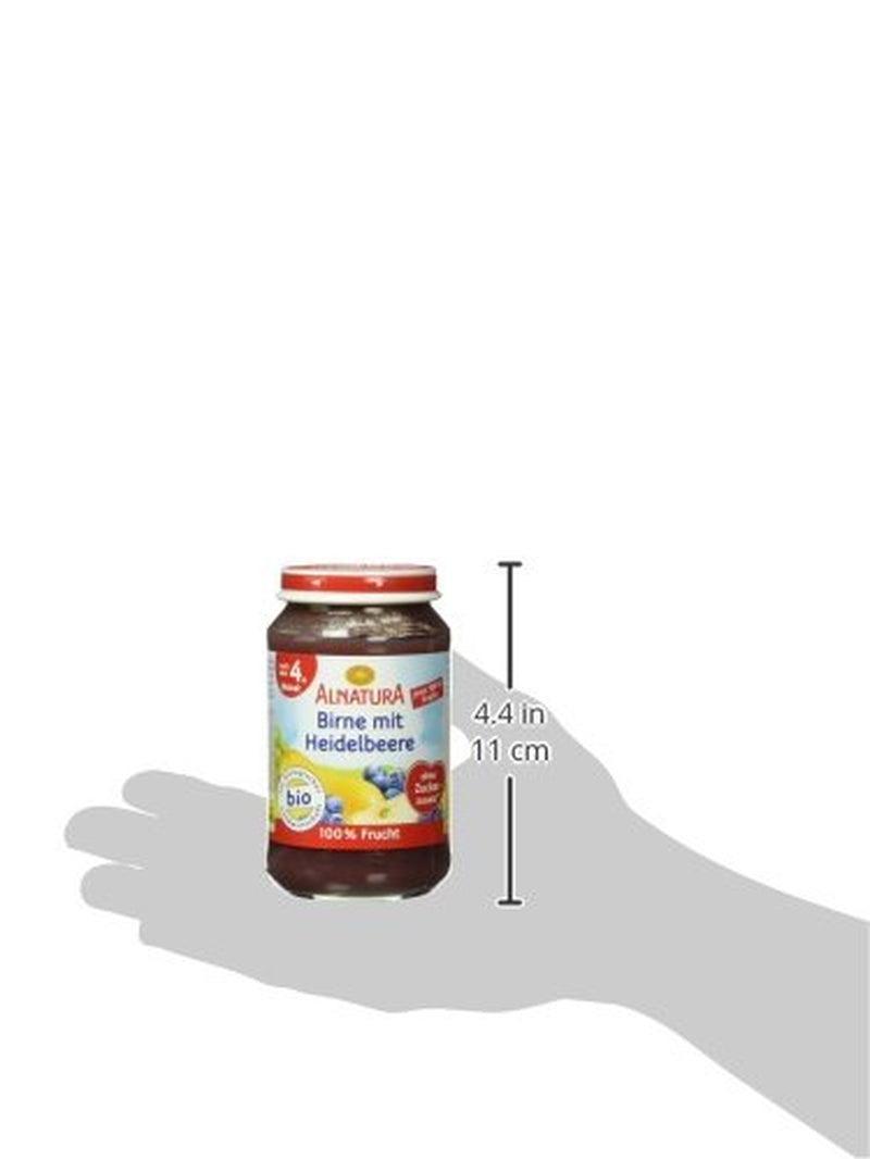 Poire bio aux myrtilles, dès 4 mois, 190g