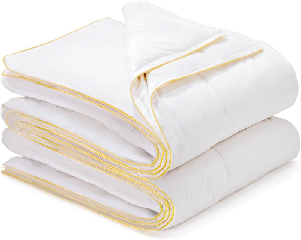 San Carlos Vivaldi - couette, densité 180 G + 120 G, 92% duvet, 8% plumes, 4 saisons, blanc Couettes et couettes Naty Shop Titre par défaut