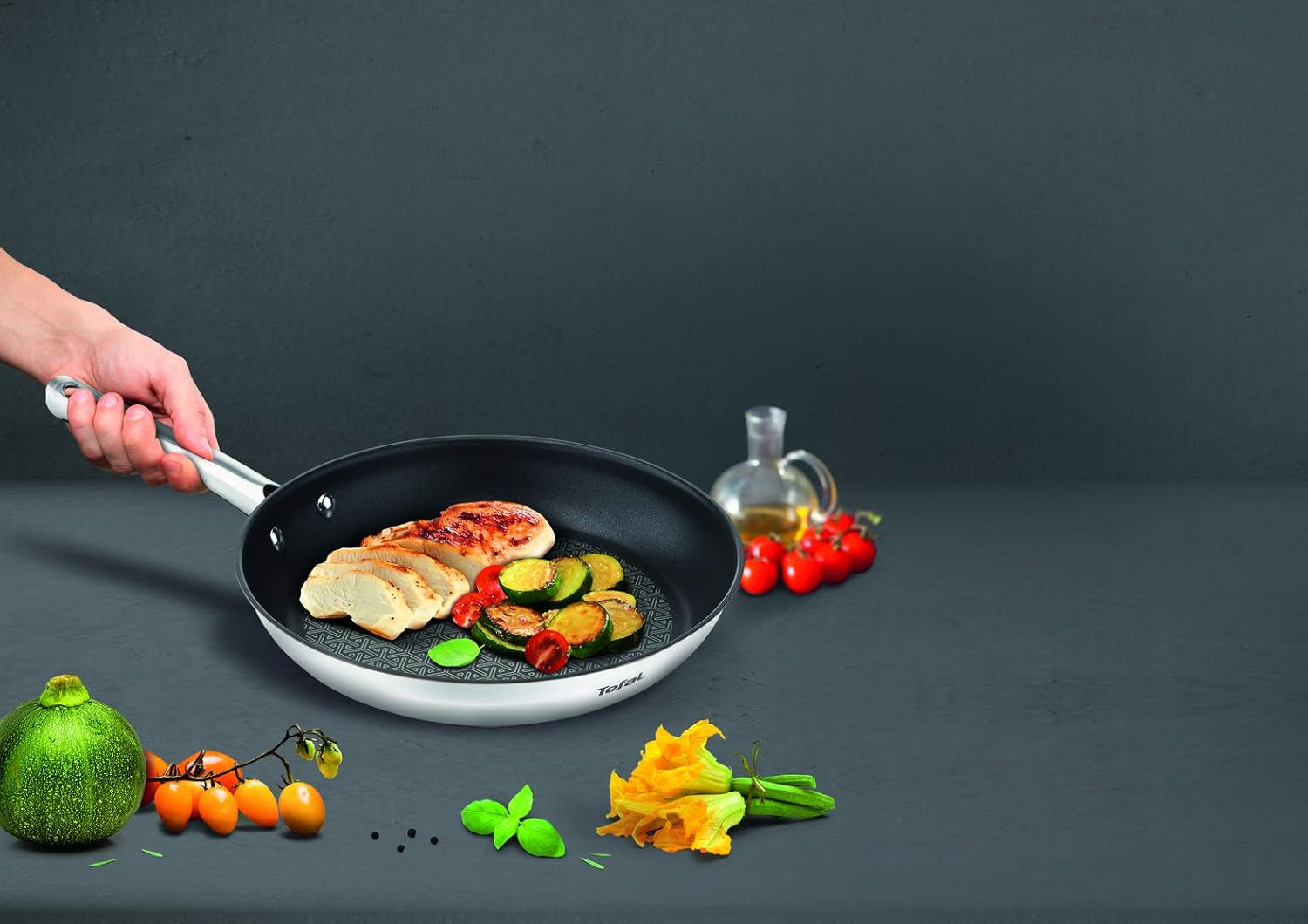 TEFAL DUETTO Set de casseroles 3 pièces 20/24/28 cm, casseroles et poêles à induction Naty Shop
