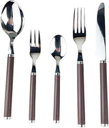 Villeroy Et Boch Play Couverts Marron Chocolat, pour 6 personnes maximum, 30 pièces, acier inoxydable, manche en plastique marron Cuisine Naty Shop