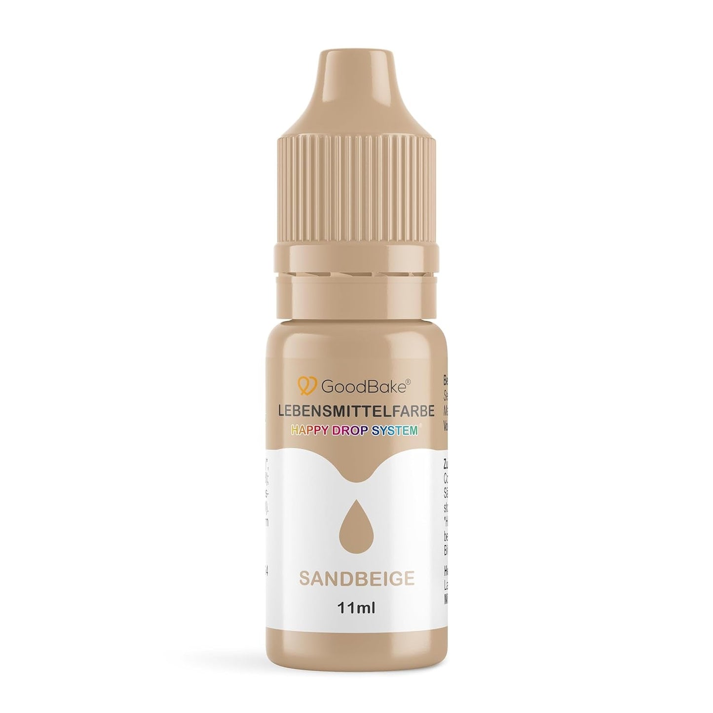 Colorant alimentaire Goodbake Pastel Sand Beige (11 ml) - Colorant alimentaire à haute dose - Pour colorer les gâteaux, fondants, crème au beurre, macarons, boissons, slime et bien d'autres articles. 100% végétalien