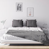 Soleil D'Ocre Adele, Housse Zigzag, Jeté du canapé, Polycoton, Gris, 220 X 240 Cm Couettes et couettes Naty Shop