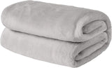 Couvre-lit polaire ultra doux Brentford's, gris argenté, grand lit double - 150 x 200 cm Lits et couvertures Beuche den Brentfords-Store gris argenté 150 x 200 cm