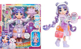 Rainbow High Winter Wonderland - Skyler (Bleu) - Poupée mannequin de neige à accumulation d'eau magique cachée de 28 cm avec ensemble de bonhomme de neige, convient aux enfants de 4 à 12 ans et aux poupées de collection Naty Shop Violet (Violet)