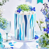 Fondant roulé FunCakes Baby Blue : facile à utiliser, lisse, flexible, doux et malléable, parfait pour la décoration de gâteaux, halal, casher et sans gluten. 1 kg de pâte à sucre Naty Shop