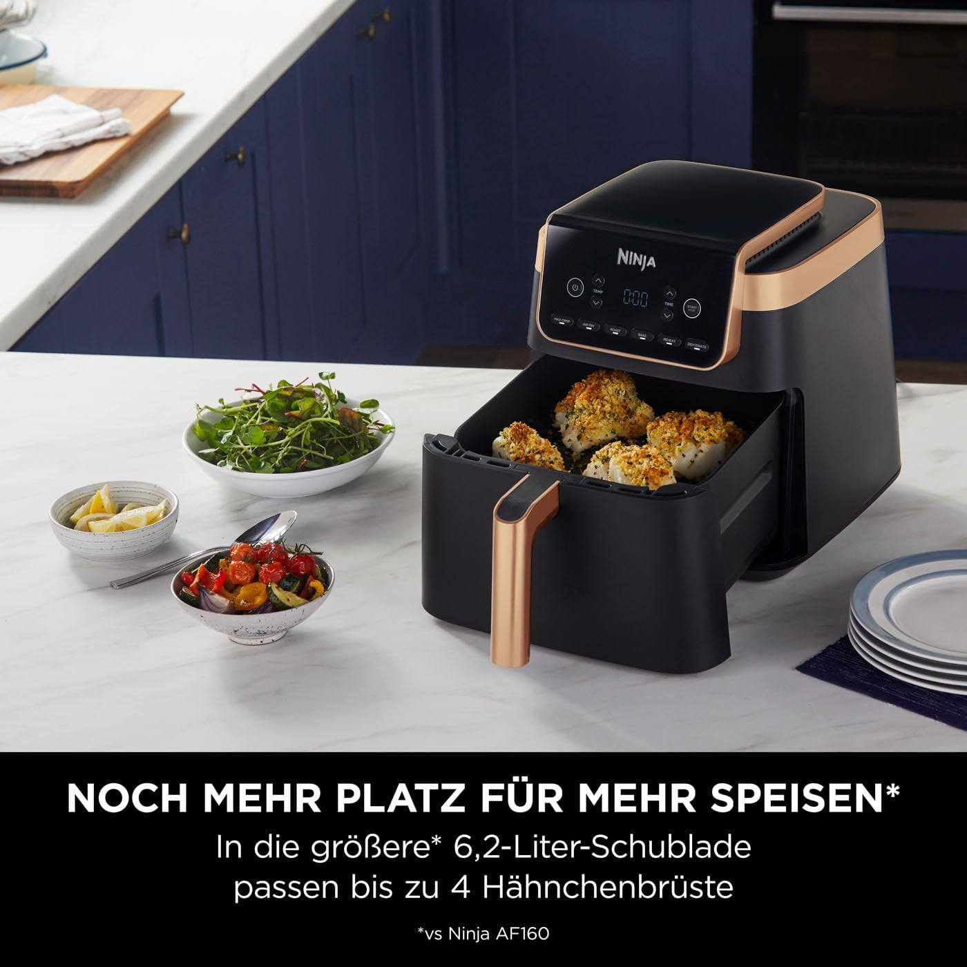 Friteuse à air Ninja MAX PRO AF180EUCP, 6,2 litres, sans huile Naty Shop Appliances