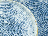 CreaTable, 21652, série Uno Mykonos, service de table 12 pièces, service d'assiettes en porcelaine, passe au lave-vaisselle et au micro-ondes, fabriqué au Portugal