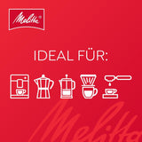 Melitta BellaCrema La Crema Ganze Kaffee-Bohnen 1kg, ungemahlen, Kaffeebohnen für Kaffee-Vollautomat, medium Röstung, geröstet in Deutschland, Stärke 3