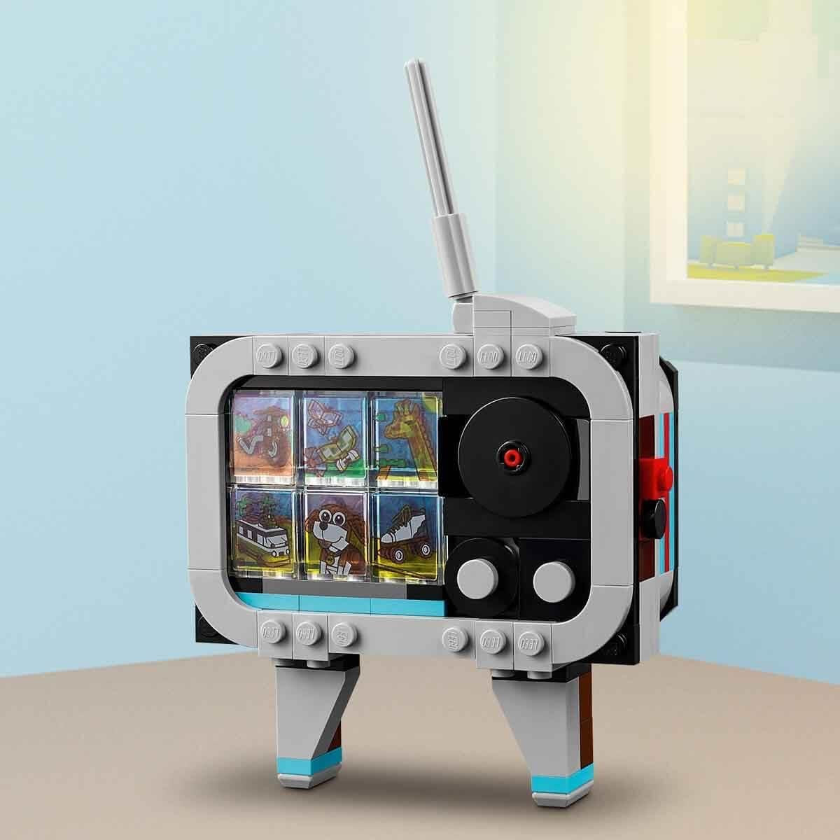 LEGO Creator Jouet appareil photo rétro 3 en 1, caméscope, téléviseur, décorations de bureau pour enfants ou accessoires de chambre, cadeaux de photographie pour filles et garçons de 8 ans 31147 Ensembles de construction Besuche den LEGO-Store