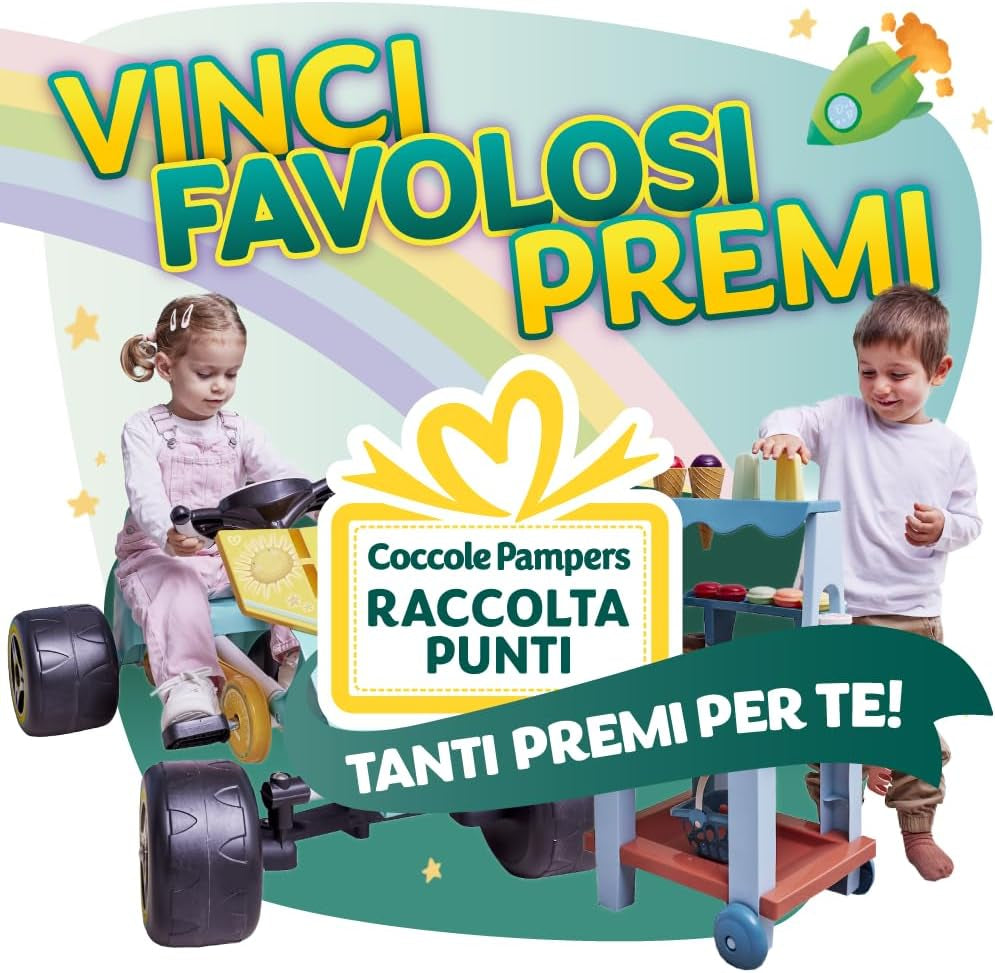Pampers Baby Dry Maxi Taille 4 (7-18 kg), 200 couches + 500 points câlins supplémentaires gratuits