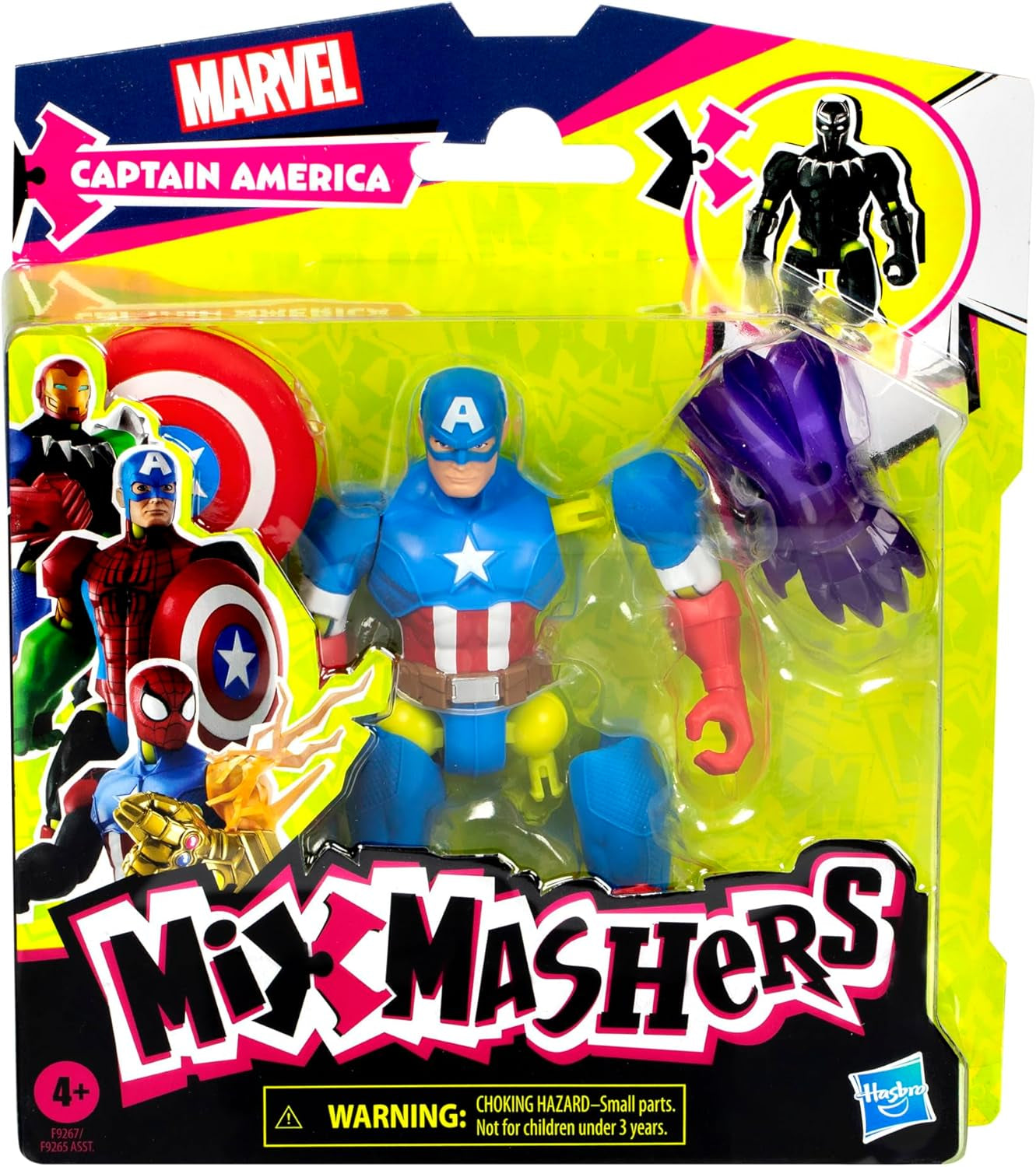 Mixmashers Marvel Captain America Avengers Mix-And-Match Action Figure & Accessoires Figurines Naty Shop